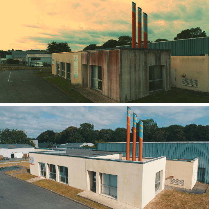 Voltac, spécialiste en nettoyage de façade de bâtiment industriel à Rennes et alentours