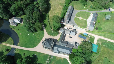 voltac_prise_de_vue aérienne_du domaine_des longrais_par_ drone_rennes